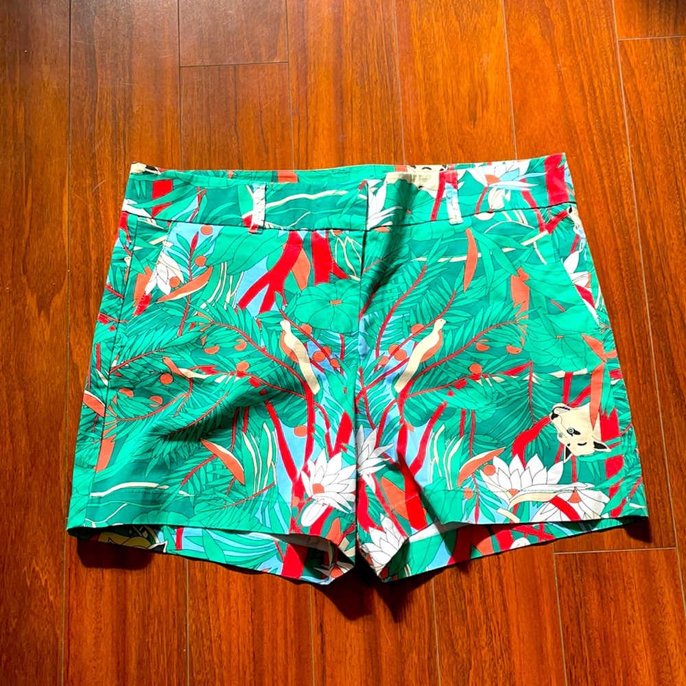 Size 16 Talbots jungle print shorts